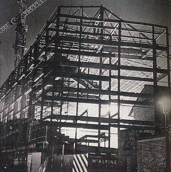 Main Stand under construction 1970